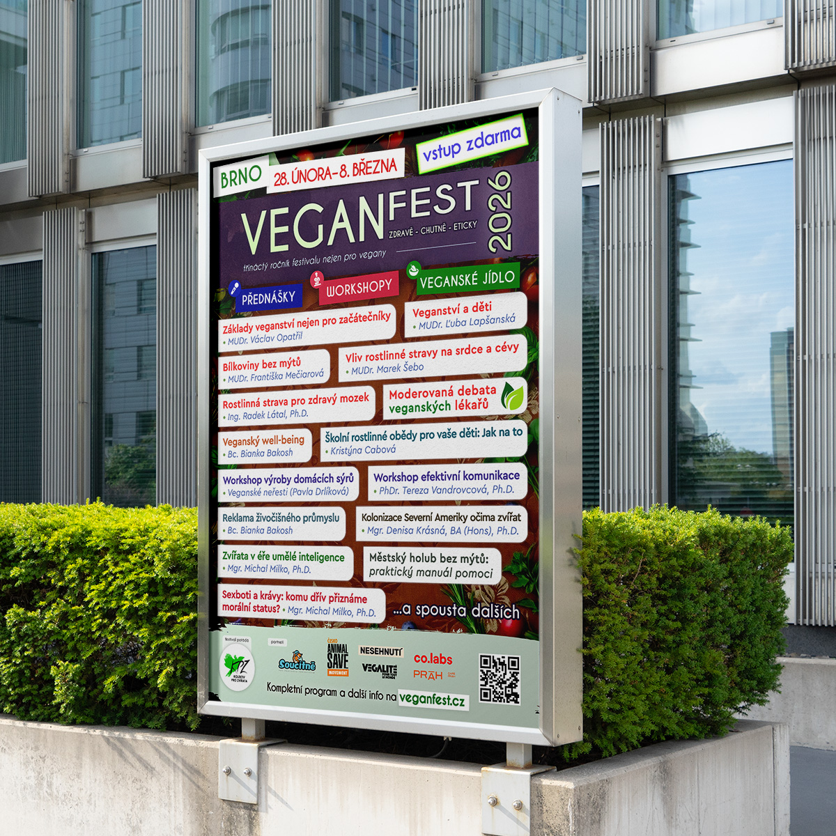 Plakát pro VeganFest 2026